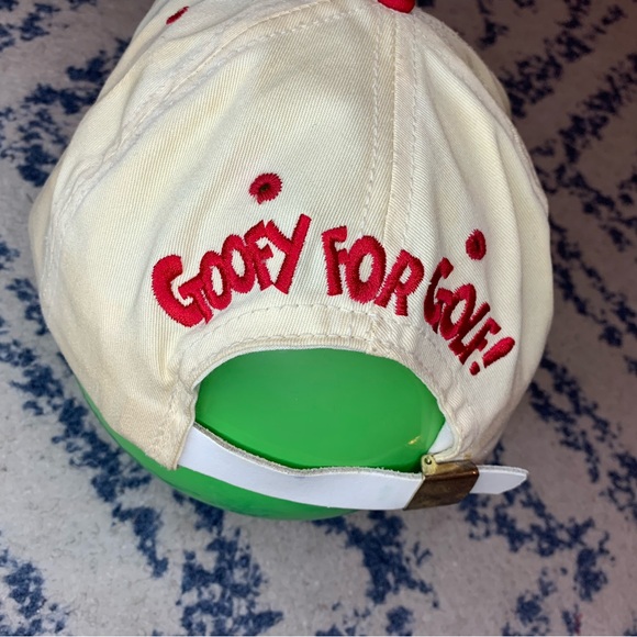 Goofy for Golf - Disney Pro Collection Adjustable Hat White Red VTG main image 6